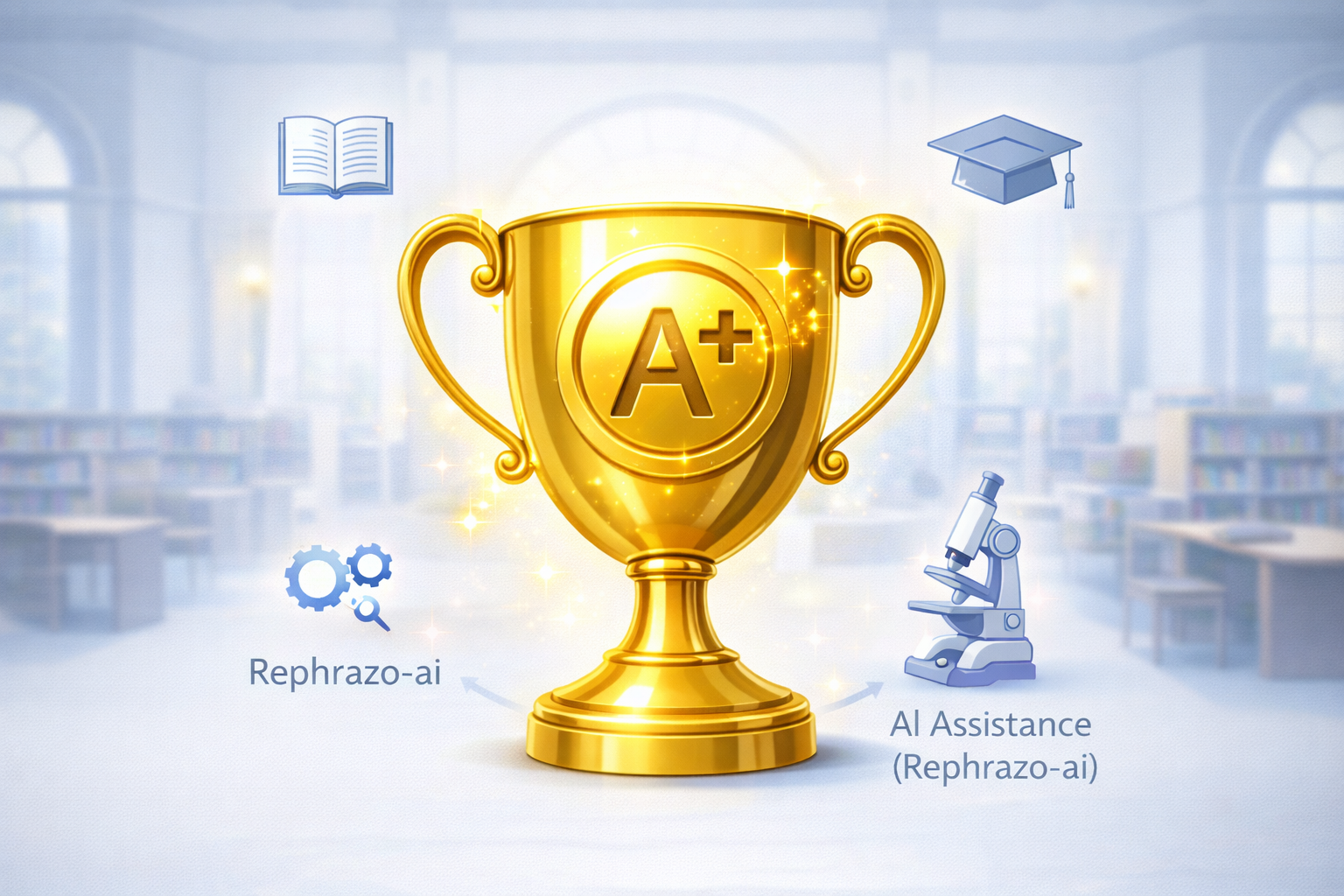 A clean, modern infographic resembling a matrix or radar chart comparing Rephrazo-ai against 2-3 other generic paraphrasing tools (e.g., QuillBot, Grammarly) on key academic metrics: 'Contextual Accuracy,' 'Ethical Guidance,' 'Workflow Integration,' 'Nuance Preservation,' and 'Academic Tone.' Rephrazo-ai should clearly stand out as superior in these academic-specific areas.